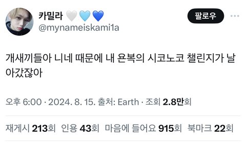 현재 스키즈 필릭스 팬들 병크 반응