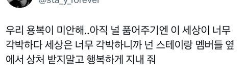 현재 스키즈 필릭스 팬들 병크 반응
