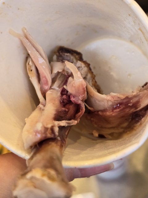 예산시장 백통닭