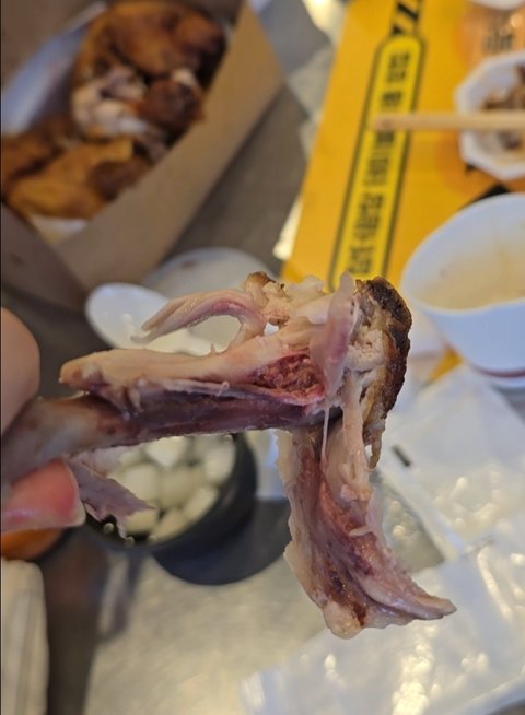 예산시장 백통닭