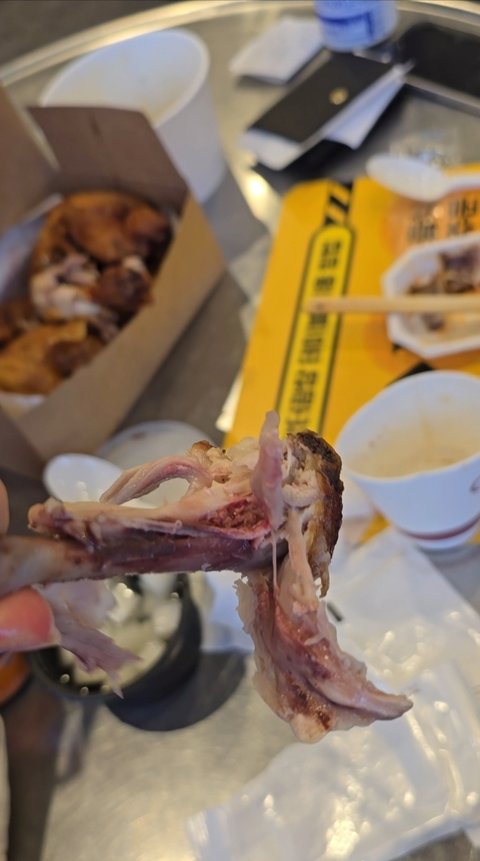 예산시장 백통닭