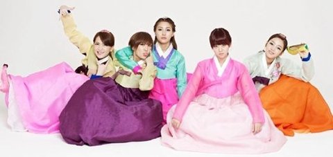 2,3,4세대 탑급 걸그룹 한복