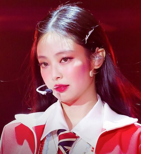 제니 오늘자 엠카 헤메코