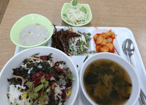 나도 올릴래 10, 1인 가구 점심 메뉴(구내식당)