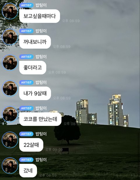 올해 엔믹스 활동기때 오해원 반려견 무지개다리 건넘..