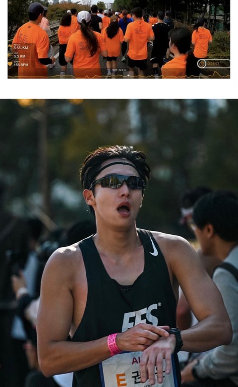 (펌)러닝 시작 6개월만에 첫 풀 마라톤 JTBC 마라톤 맨 뒷 조에서 서브3 한 배우