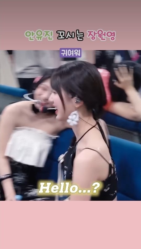 안유진 꼬시는 장원영