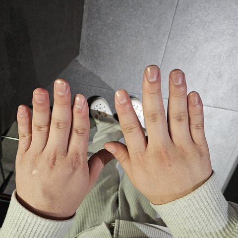 손모양 대결