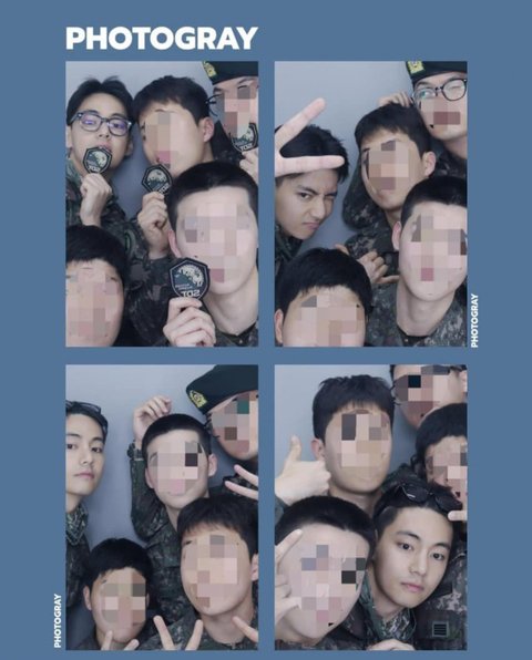 뷔 군사경찰 모범상까지 받았대