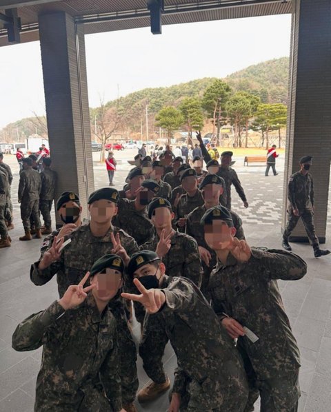 뷔 군사경찰 모범상까지 받았대