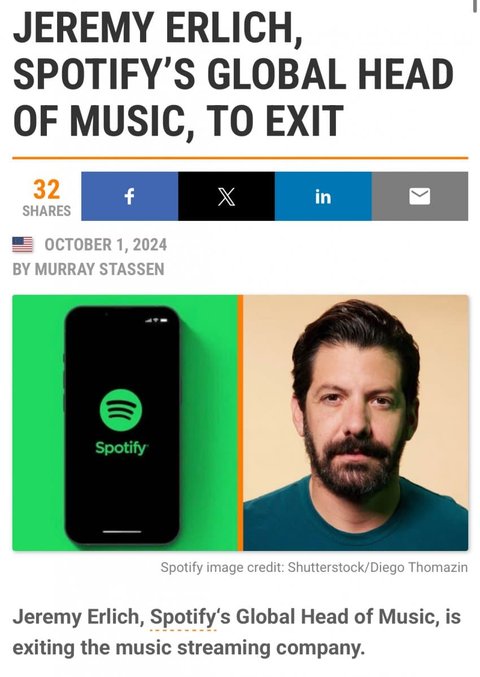 제니 해외 매니저가 전 스포티파이 대표였구나