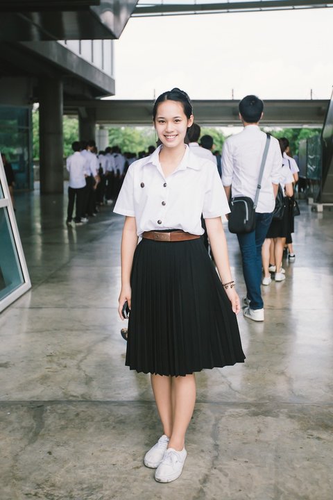 여대생 교복 봤음?