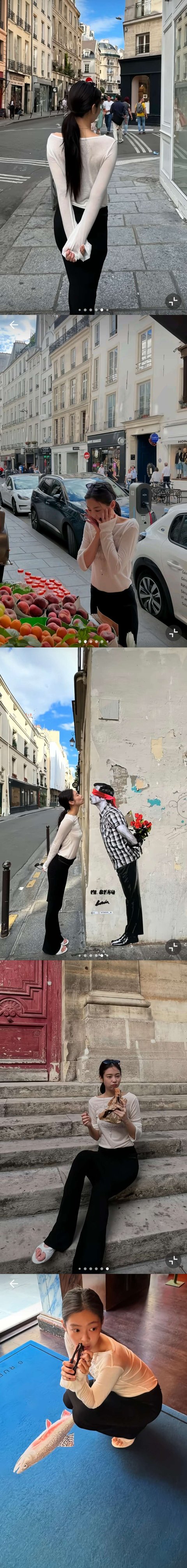 와 제니 진짜 날씬하고 예쁘다