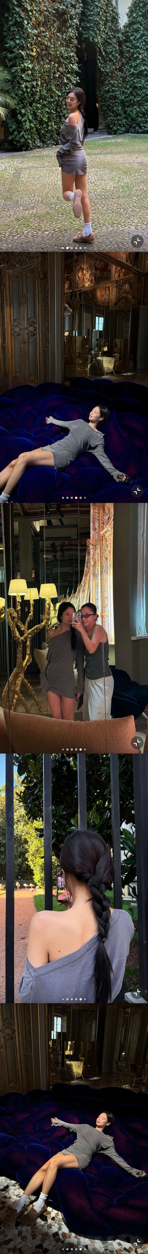 와 제니 진짜 날씬하고 예쁘다