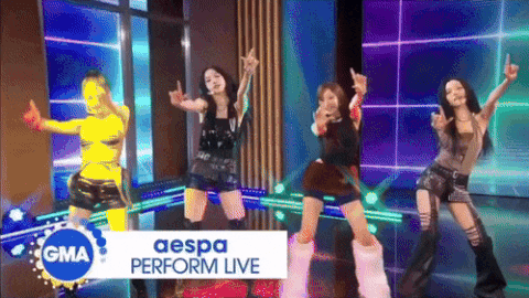 에스파 굿모닝아메리카 무대 심각했네