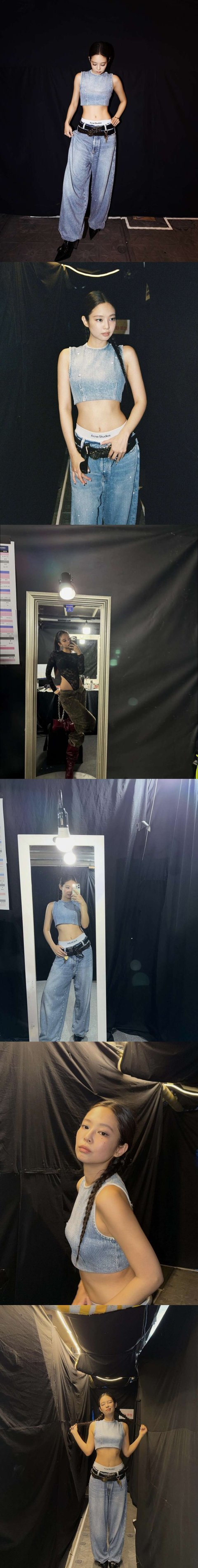 제니 공항때 입은 바디슈트 이쁘고 멋지다