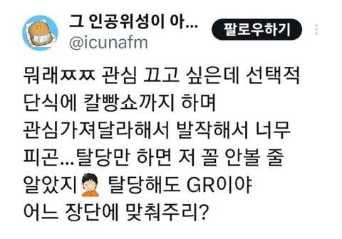 이재명 대통령 악플러