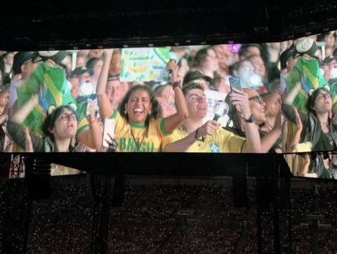 방탄 미국콘 관객비율 - 2