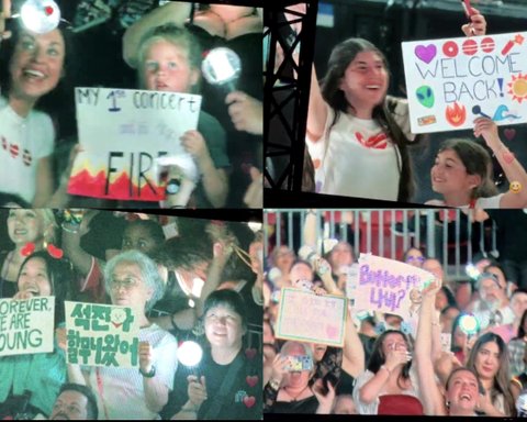 방탄 미국콘 관객비율 - 3