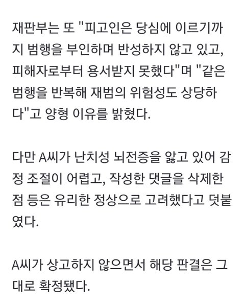 아이유에 악플 네티즌, 2심서 징역형 집유로 형량 "반성 없어"