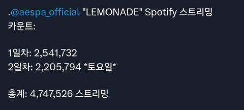 스엠 드디어 에스파한테 제대로 하는듯
