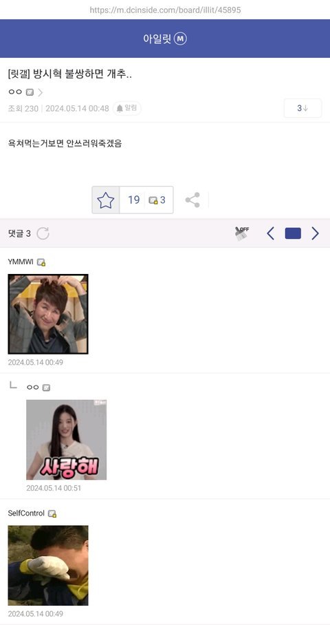 아일릿팬들 정신나간듯