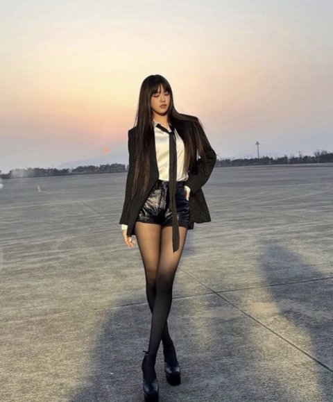 안유진 다리길이 봄?