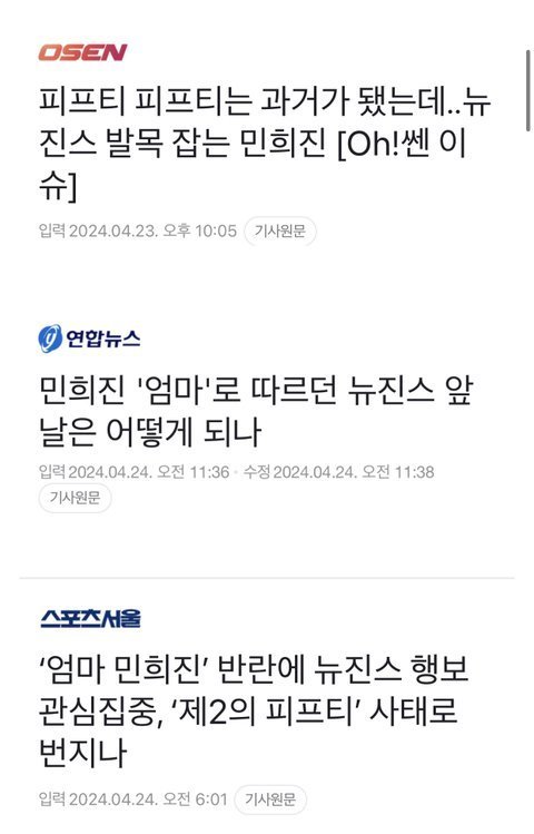 심각한 뉴진스이미지소비 수준