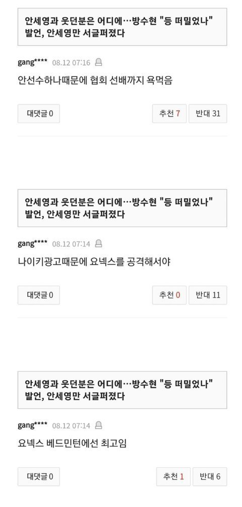 안세형 악플러