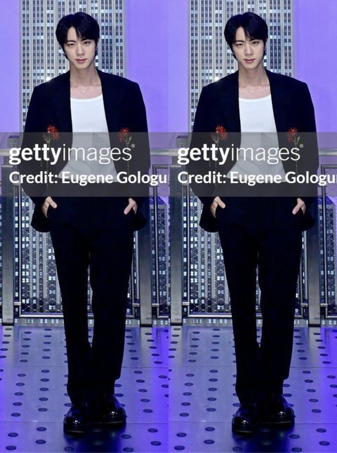 방탄 진 게티 레전드 찍음